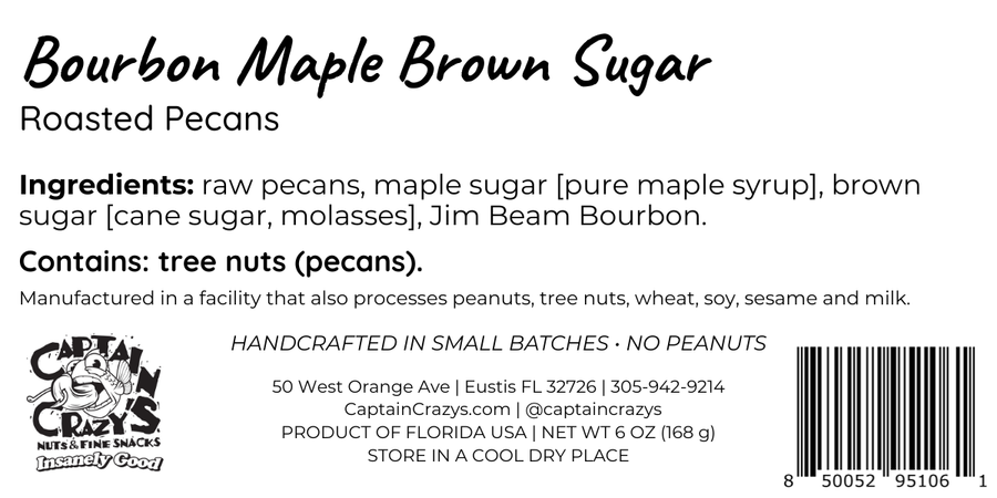 Jim Beam® Bourbon Maple Brown Sugar Roasted Pecans — snack product photograph 11