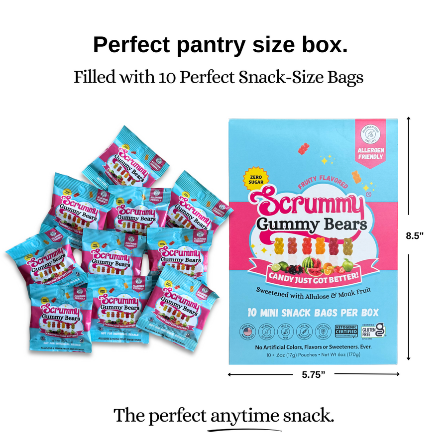 SWITCH® Scrummy Gummy Bears 10-ct Snack Pack of Mini Bags - product image 8