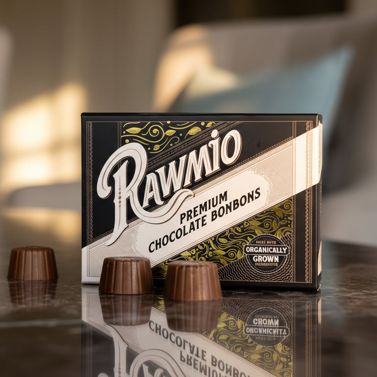 Rawmio 70% Dark Chocolate Bonbons, 12ea