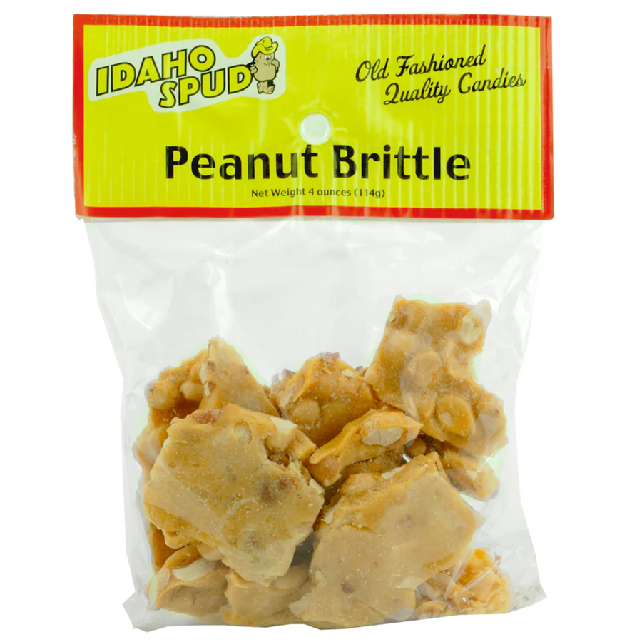 Old-Fashioned Peanut Brittle Candy – 4 oz Bag – candy product image 1