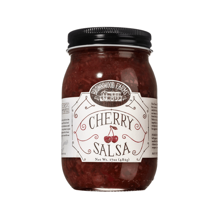 Michigan Cherry Salsa | Sweet & Spicy Fruit Salsa — condiment product photograph 1