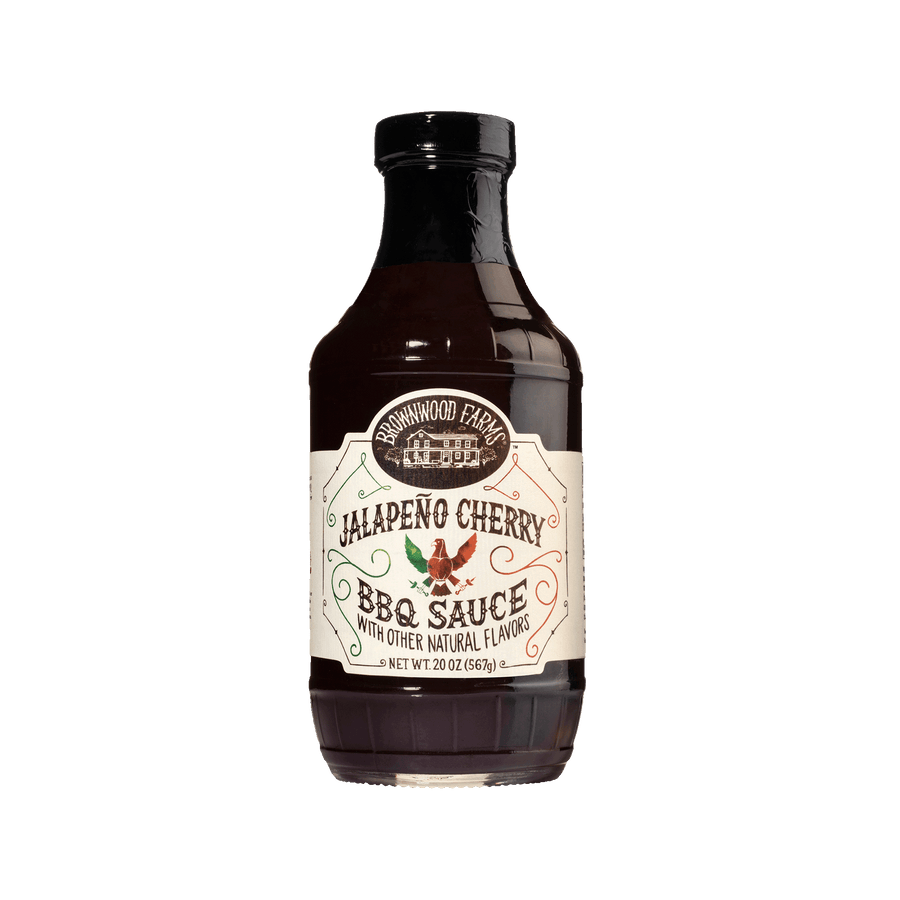 Jalapeño Cherry BBQ Sauce | Sweet Heat Barbecue Glaze — condiment product photograph 1