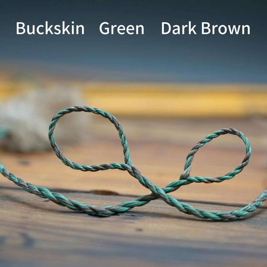 D97 Custom Flemish Twist Bowstring — D97 camo loop color example