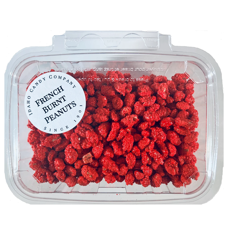 Old-Fashioned Red Burnt Peanuts Candy – 17 oz Tub – candy product image 1