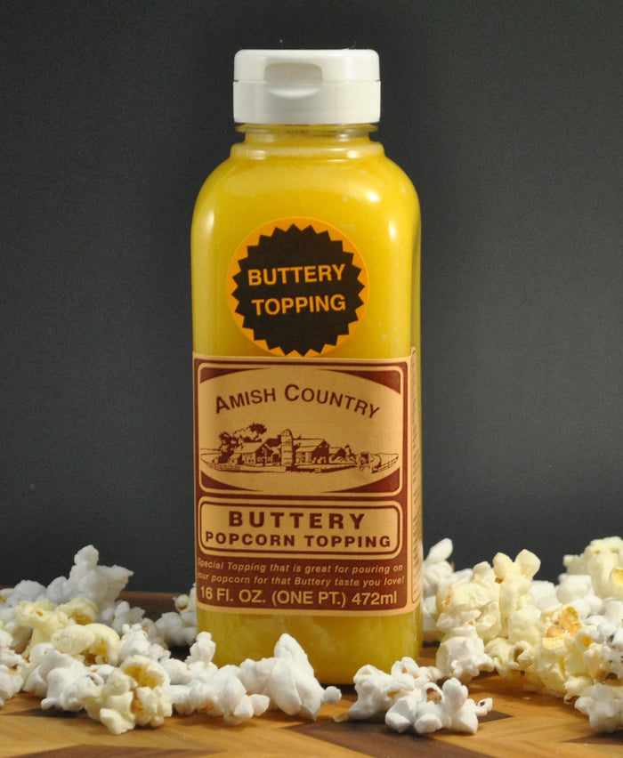 Buttery Popcorn Topping front package label