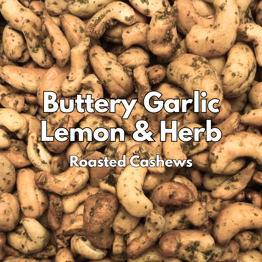 Buttery Garlic, Lemon & Herb Roasted Cashews — product image