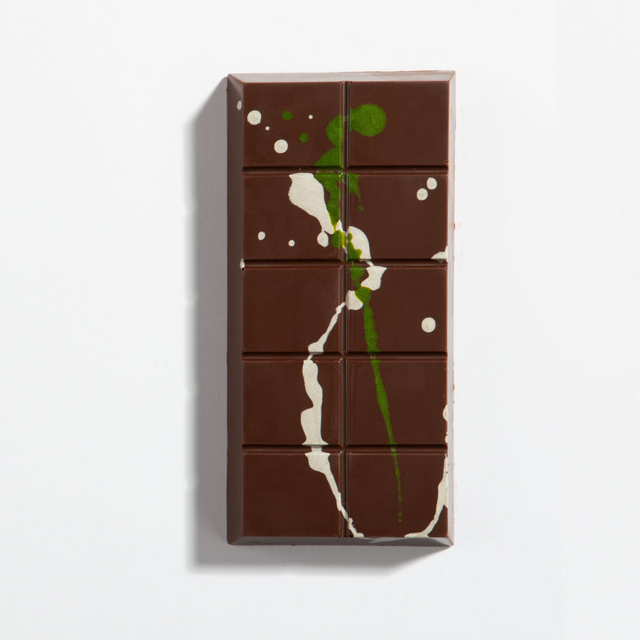 Unwrapped Dark Ganache Dubai Pistachio Chocolate Bar
