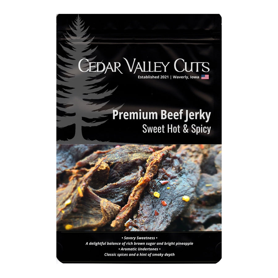 Sweet, Hot, & Spicy Premium Beef Jerky – product photo 1