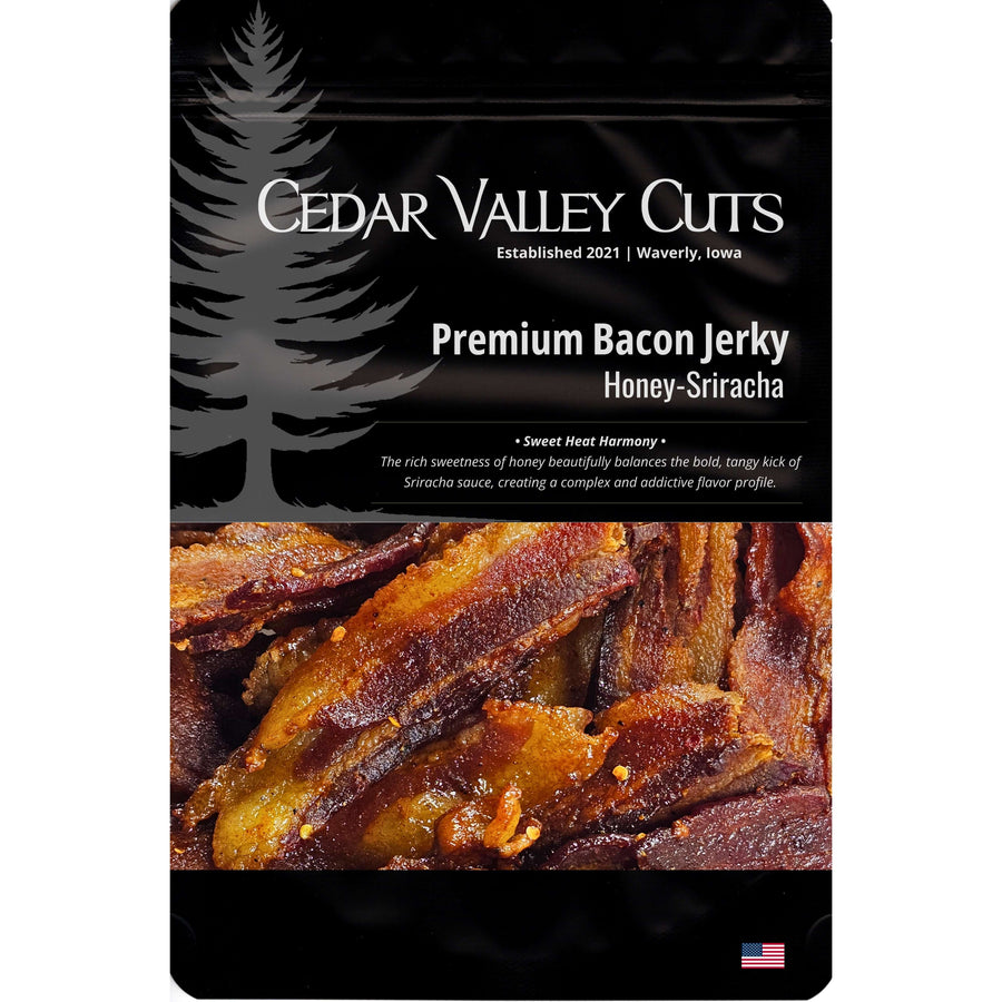 Honey-Sriracha Premium Bacon Jerky – product photo 1