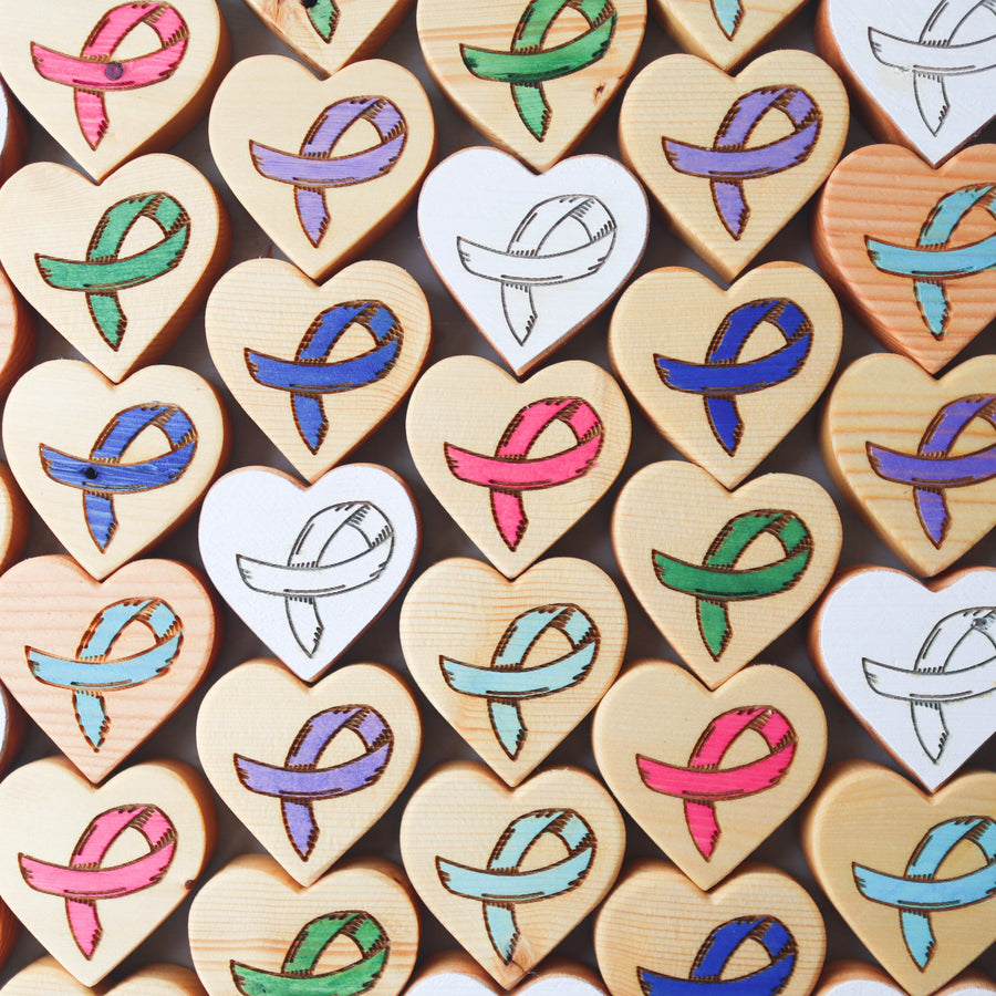 Cancer Awareness Hearts