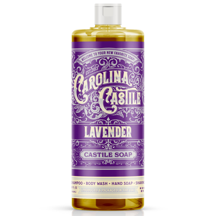 Lavender Liquid Castile Soap — 32 oz bottle