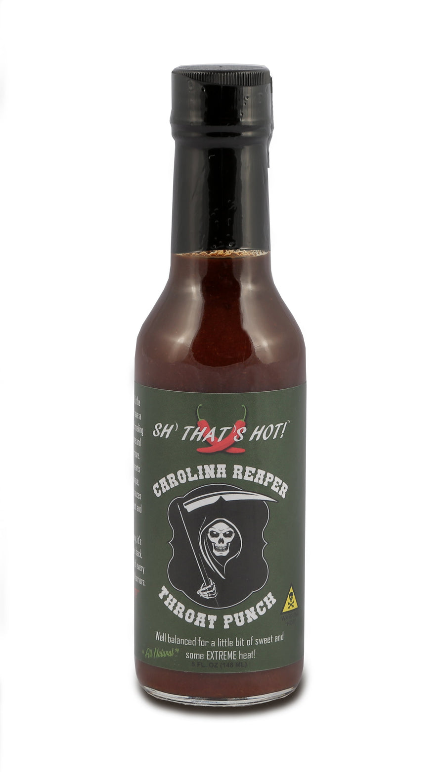 Carolina Reaper Throat Punch hot sauce — product image