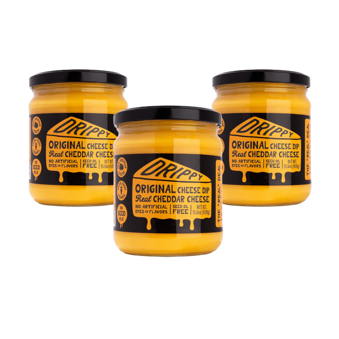 Original Cheddar Cheese Dip – Creamy Nacho Queso — product and serving view