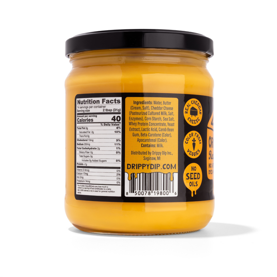 Original Cheddar Cheese Dip – Creamy Nacho Queso — ingredients or nutrition information