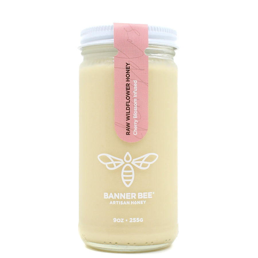 Cherry Blossom Infused Raw Honey – product photo 1