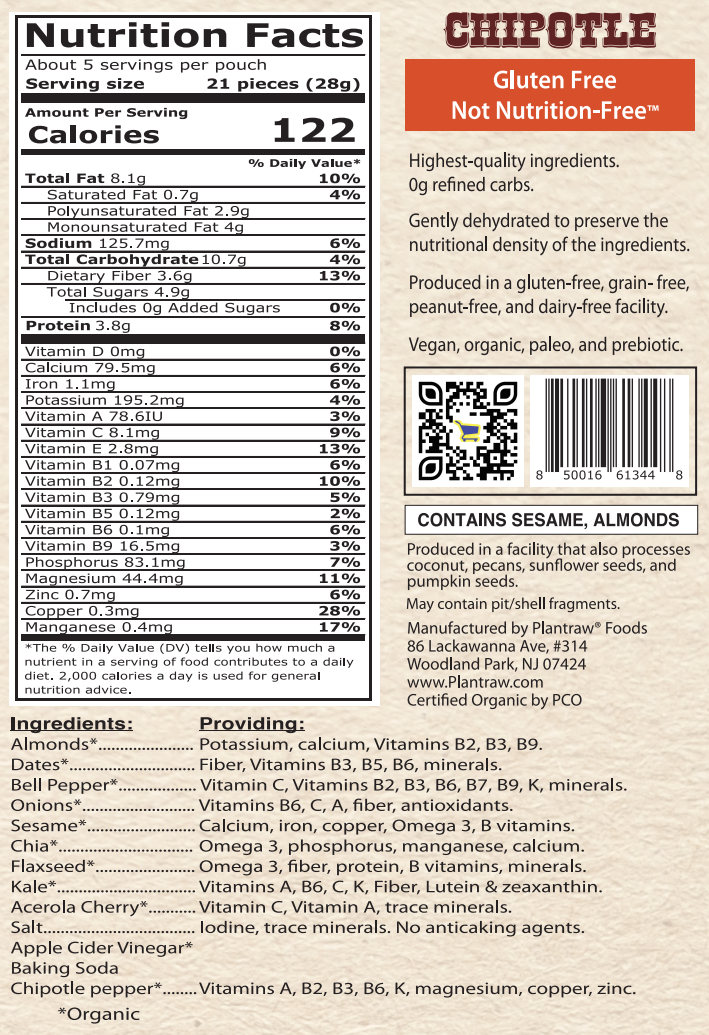 Complete Crackers - CHIPOTLE (5oz): Gluten-Free, Dehydrated - product image 2