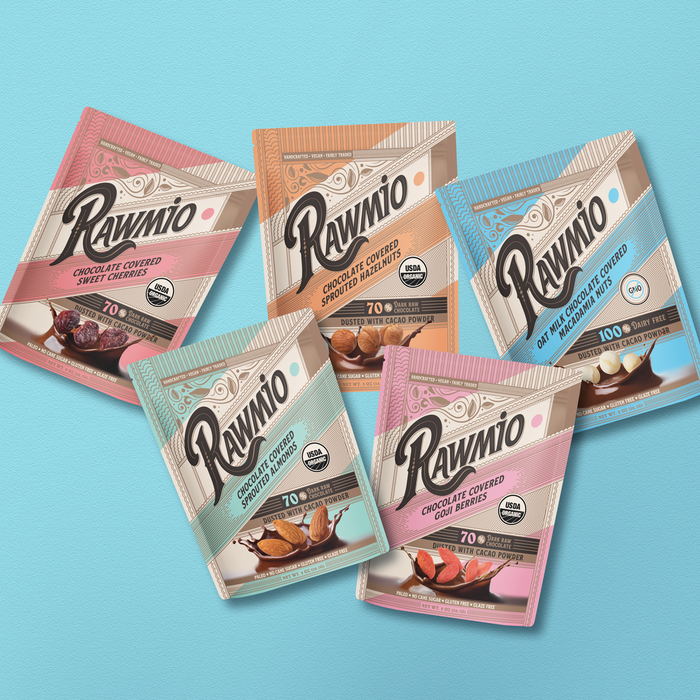 Product photograph for Chocolate Covered Variety Pack of 5, 1 of each, 2oz