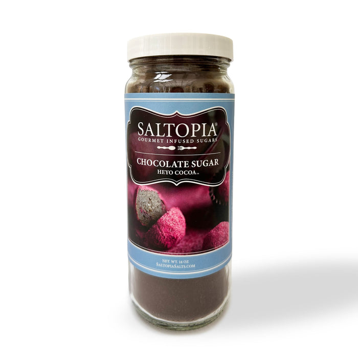 Product photo for Chocolate Sugar – HEYO COCOA 16 oz