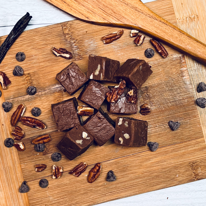 Handmade Chocolate Pecan Fudge product photograph from Meems Fudge Shoppe