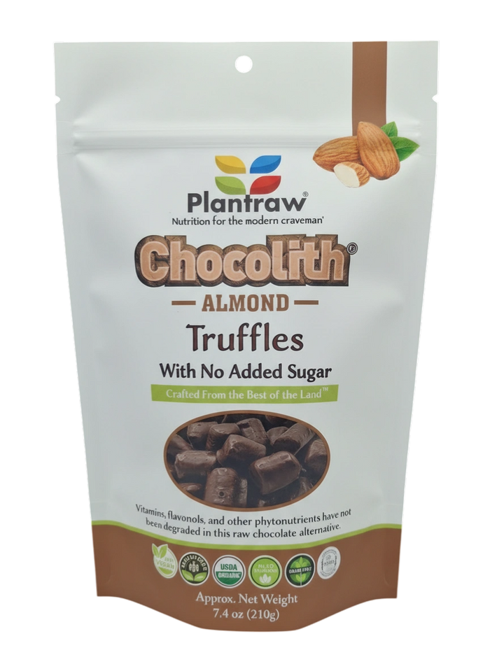 Almond Chocolith Truffles (7.4 oz) – Vegan – product photo 1