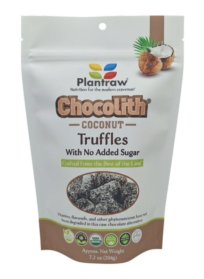 Coconut Chocolith Truffles (7.2 oz) – Vegan – product photo 1