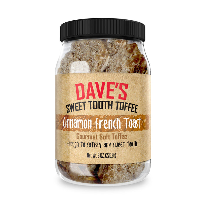 Cinnamon French Toast Chocolate Almond Toffee — product and serving view