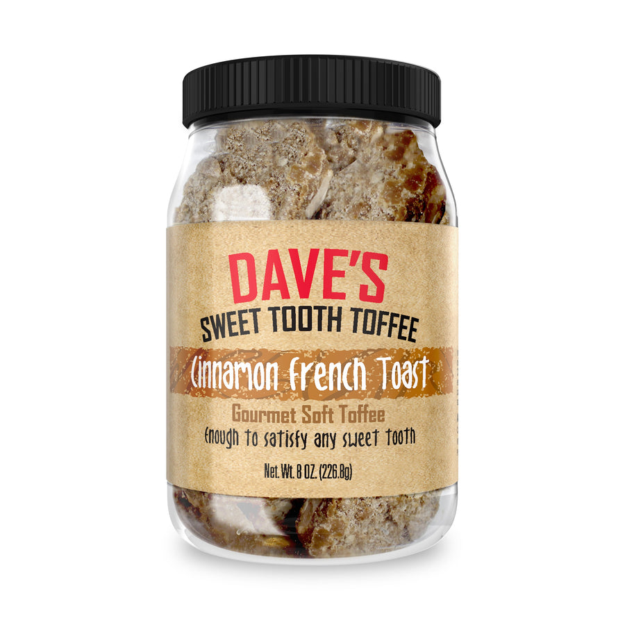 Cinnamon French Toast Chocolate Almond Toffee — product and serving view