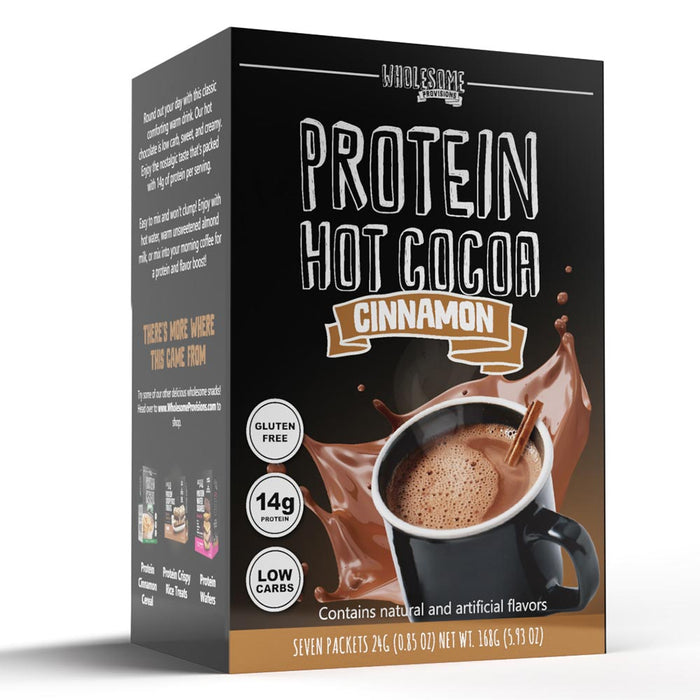 Cinnamon Protein Hot Chocolate: Cinnamon hot cocoa box.