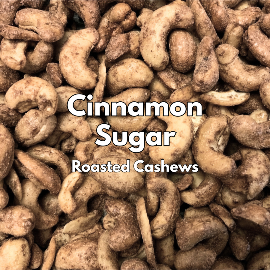 Cinnamon Sugar Roasted Cashews — snack product photograph 1