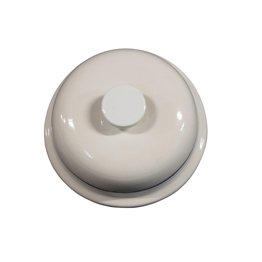 Dominion Cloche Replacement Dome - Top Only - underside showing the seating surface
