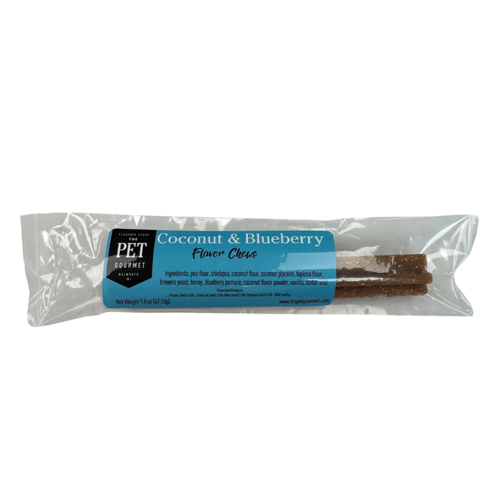 Coconut Blueberry Dog Chew Stick – Single