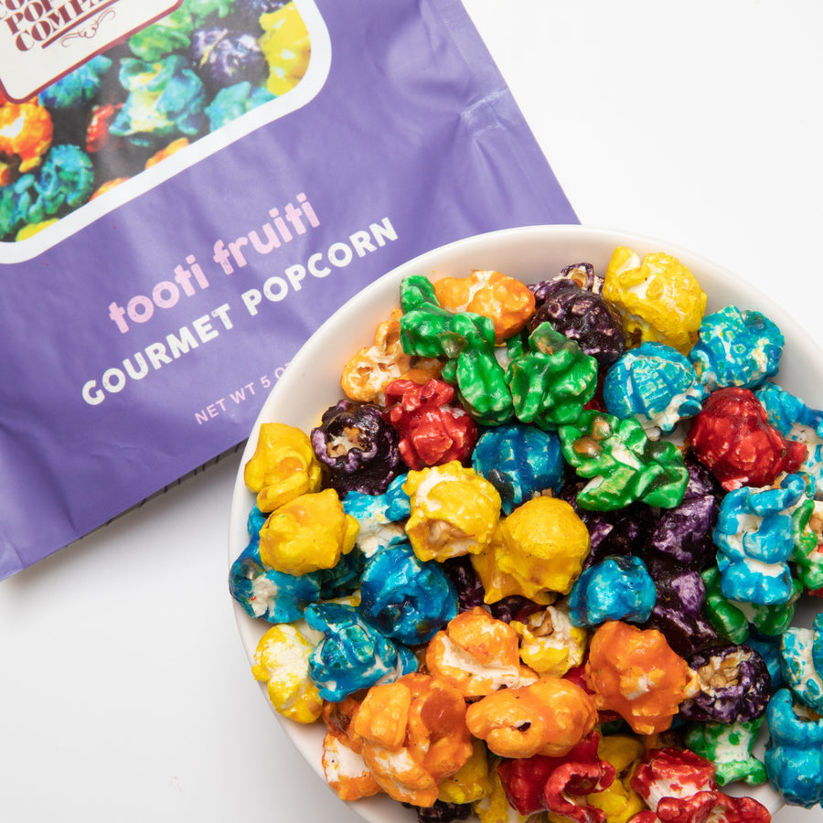 Tooti Fruiti Rainbow Gourmet Popcorn – gourmet popcorn photo 2