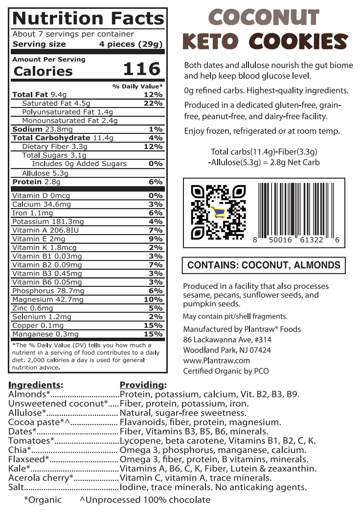 Coconut Keto Cookies (7oz) – product photo 2