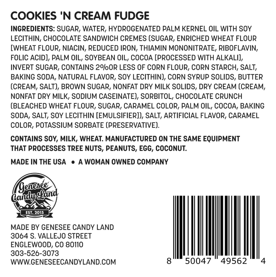 Handmade Cookies n' Cream Fudge – product image 7 of 7 on buyamerican.mom