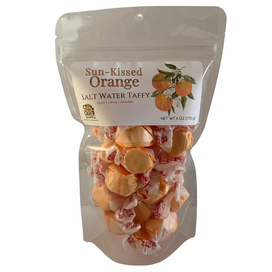 Sun-Kissed Orange Salt Water Taffy | Florida Citrus Collection — snack product photograph 2