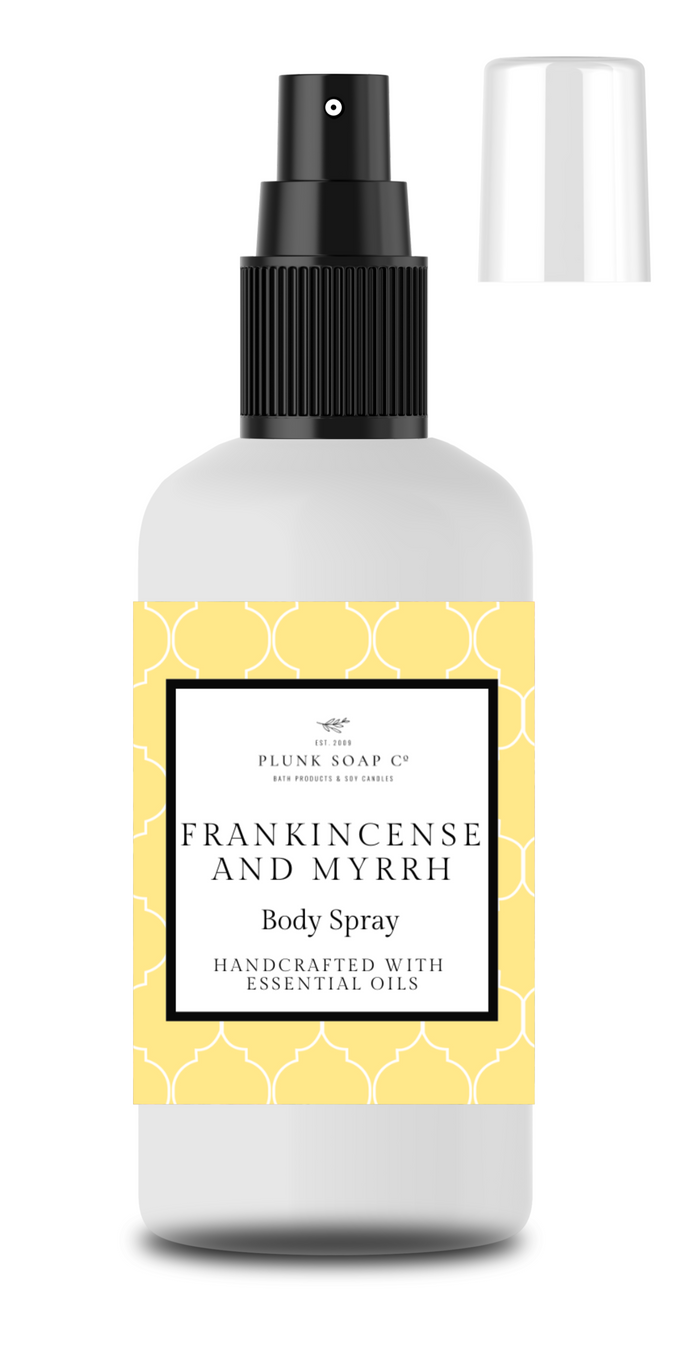 Frankincense and Myrrh Scented Body Spray