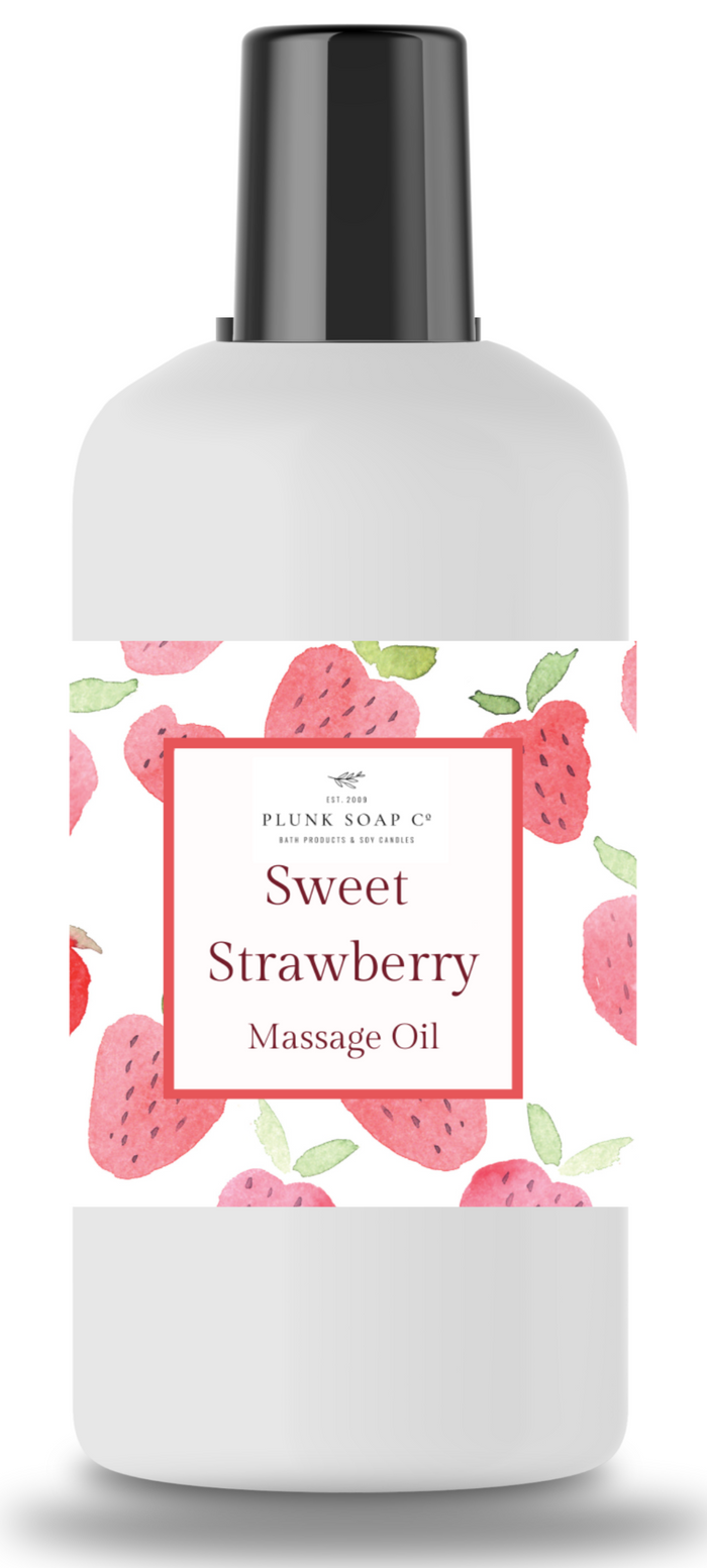 Strawberry Scented Massage Oil