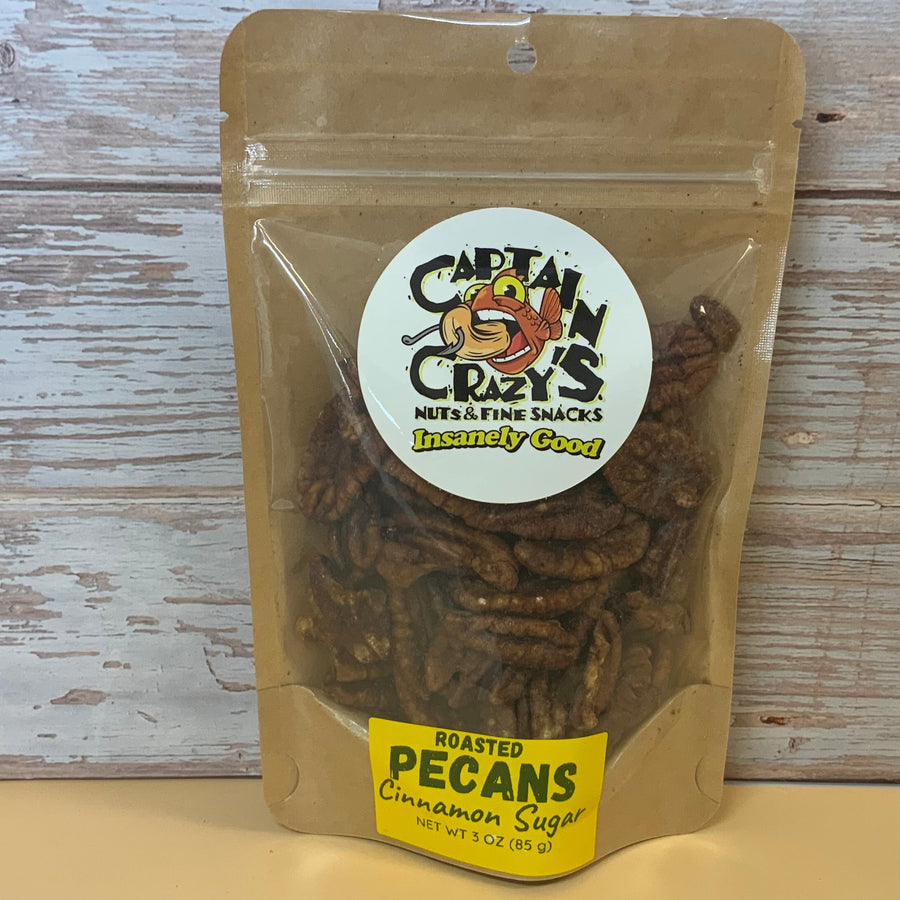 Cinnamon Sugar Roasted Pecans — snack product photograph 2