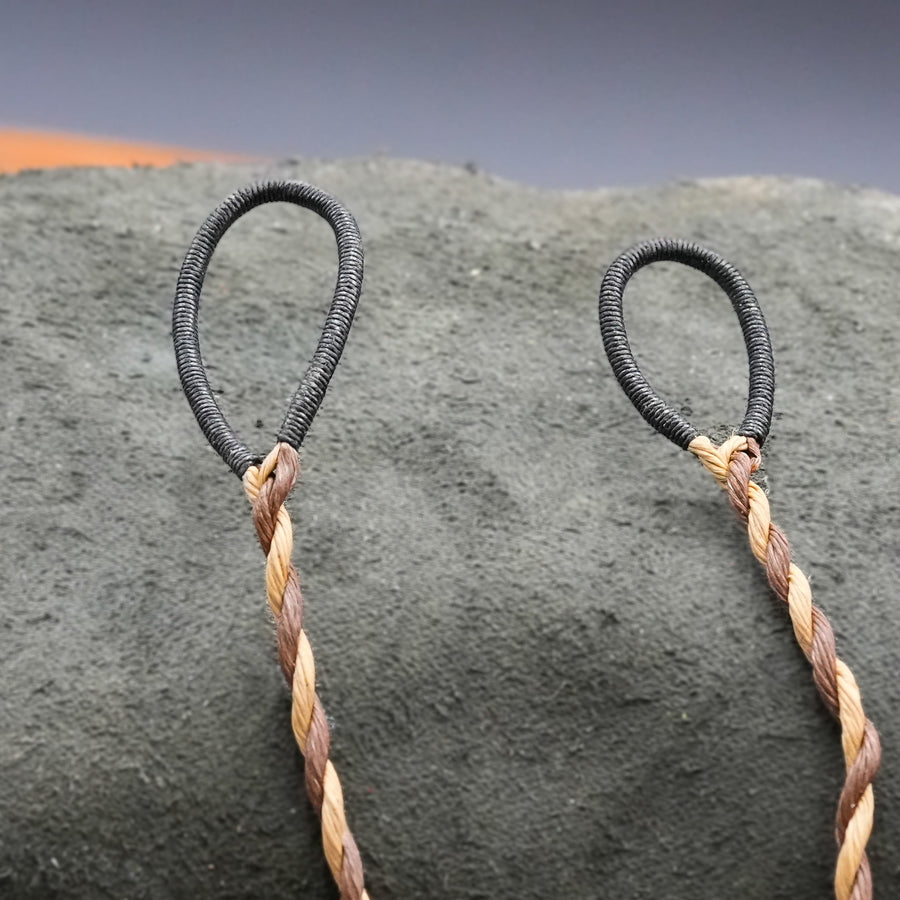 Horse Bow Flemish Twist Bowstring — served-loop examples