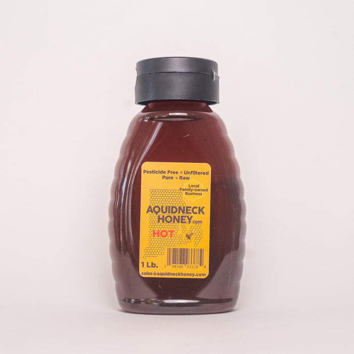 Ghost pepper hot honey squeeze bottle