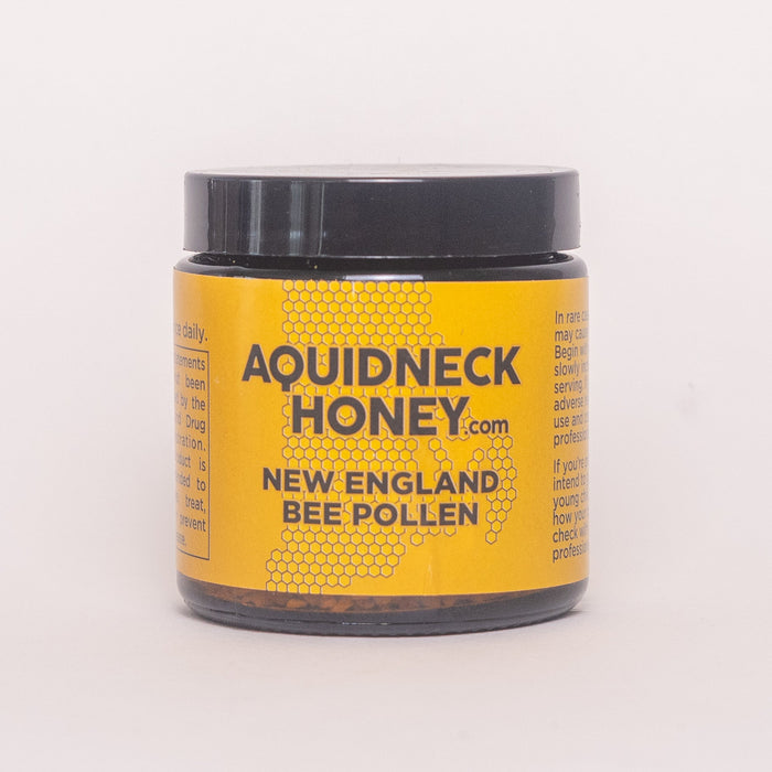 New England raw bee pollen jar