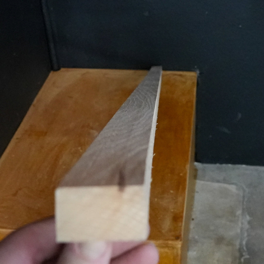 Hickory Bow-Making Stave — hickory end grain close-up
