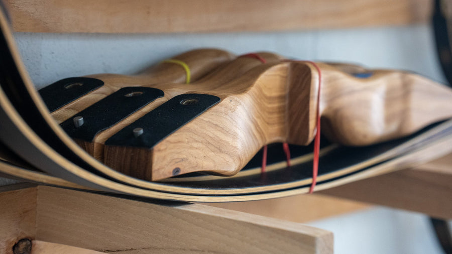 Bob Garner Recurve Replacement Limbs — bows in carrying case as product example
