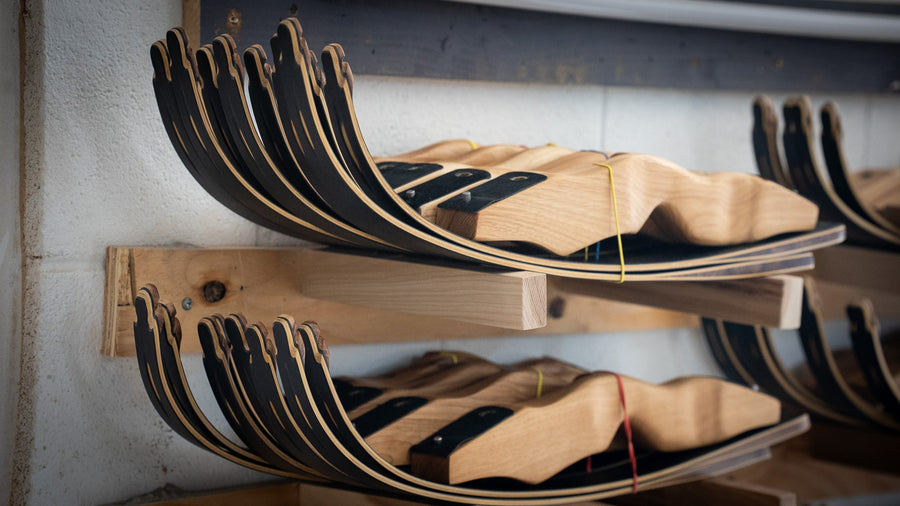 Bob Garner Recurve Replacement Limbs — several Bob Garner bows as product example