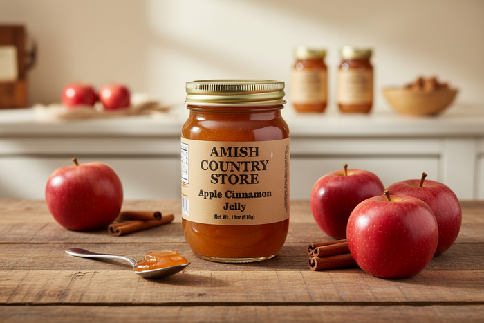 Old-Fashioned Apple Cinnamon Jelly (18oz) – product listing image 1