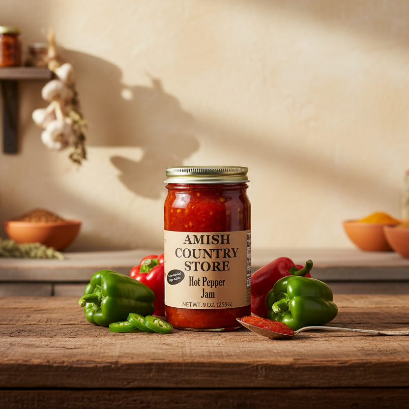 No Sugar Added Hot Pepper Jam (9oz) — catalog image 1