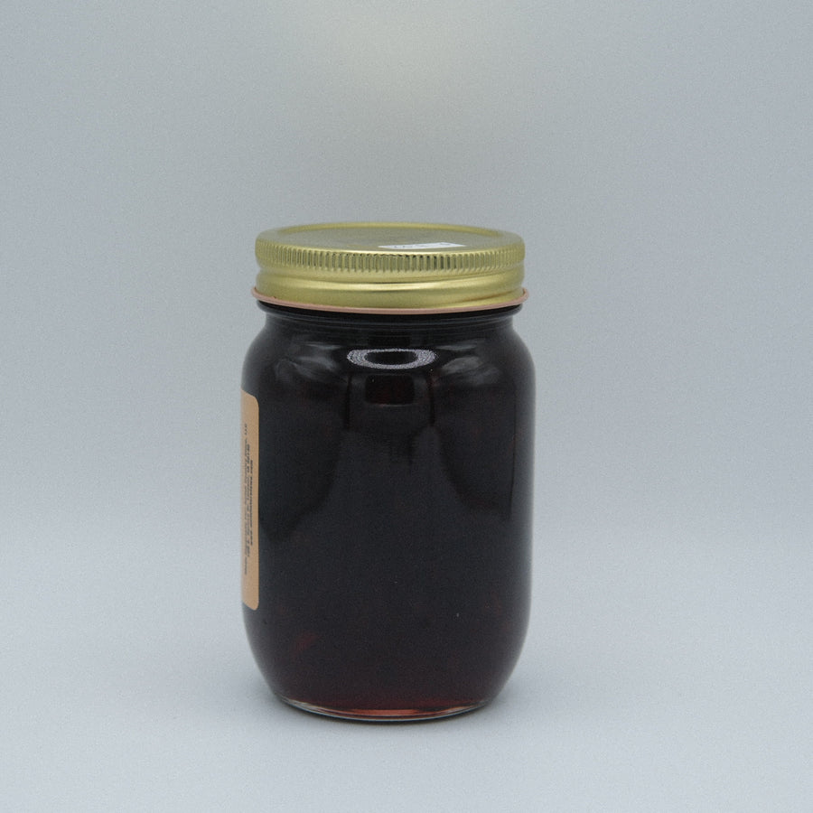 Black Cherry Jam package contents and rear view