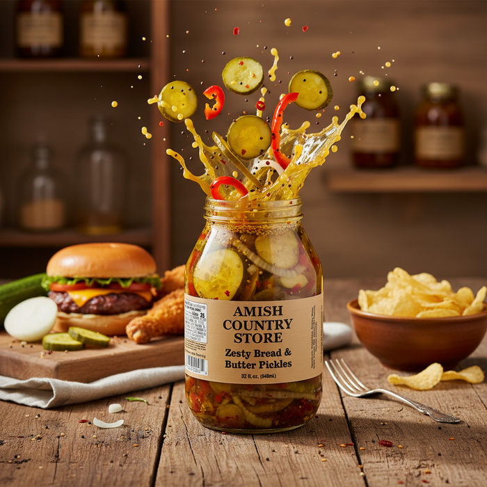 Zesty Bread & Butter Pickles | Sweet, Tangy & Spicy Pickle Chips | 15 oz & 32 oz – product image 1