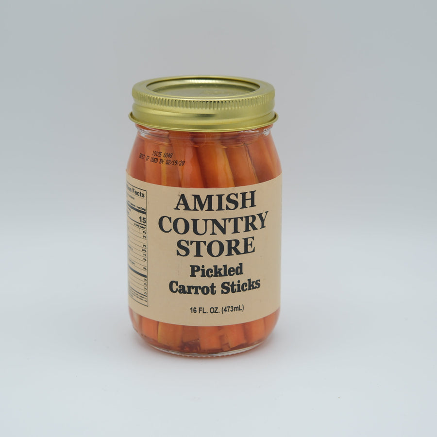Pickled Carrot Sticks | Crisp & Zesty Pickled Vegetables | 16 oz – listing photo 2