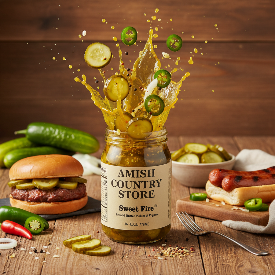 Sweet Fire Bread & Butter Pickles & Jalapeños | 16 oz – product listing image 1